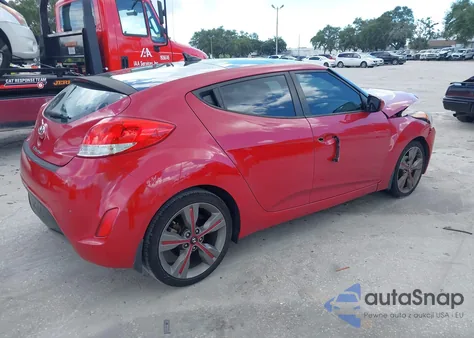 2016 Hyundai Veloster из США, поврежденный, VIN KMHTC6AD9GU249100